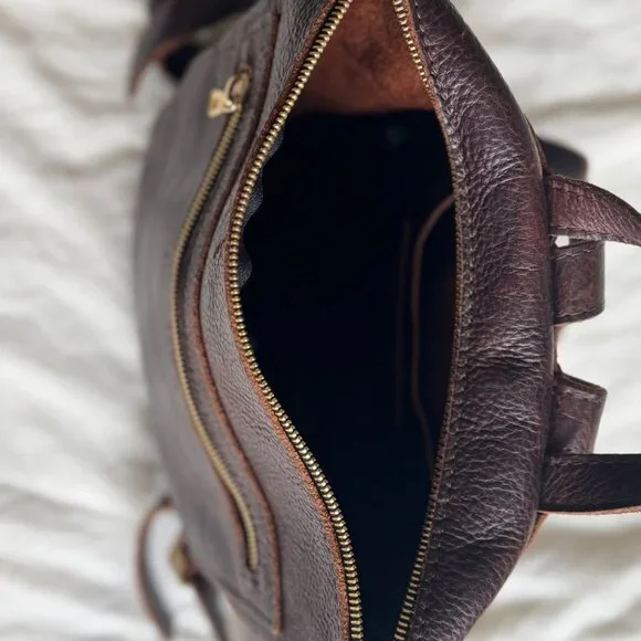 Portland Leather Tote Backpack - Picture 5 of 6